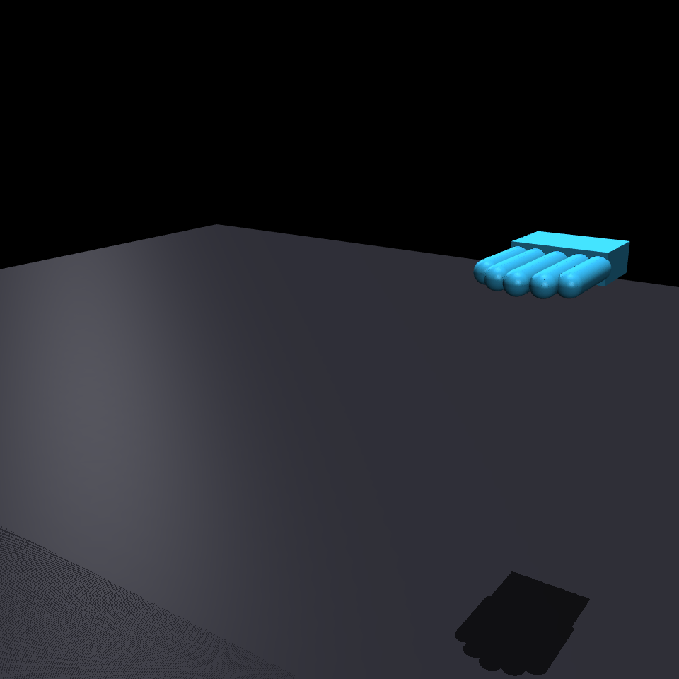 Moojoco 5-Finger Real Physics Docking Simulation GIF