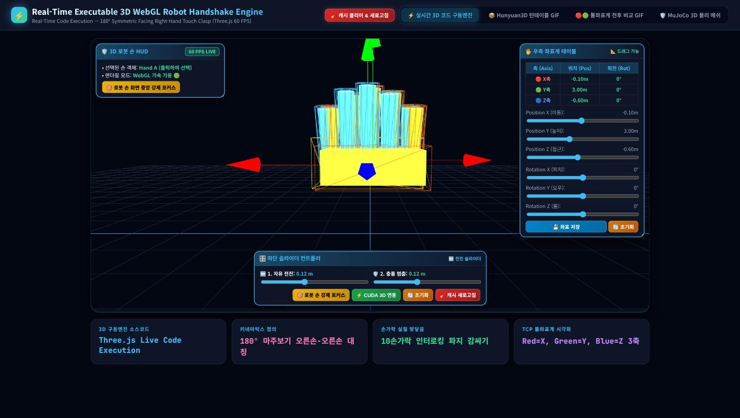 Aegis 3D 커맨드 센터 — 실시간 Three.js 프리미티브 시각화